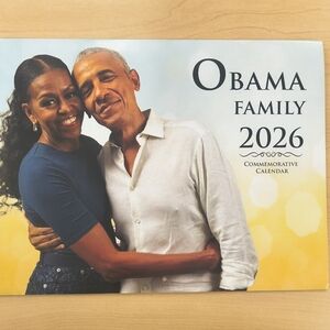 Obama Family 2026 Commemorative Family Wall Calendar